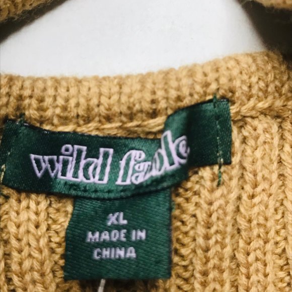 Wild Fable Women's Size XL Crop Tank Top Knitted Brown New With Tags - Picture 5 of 13